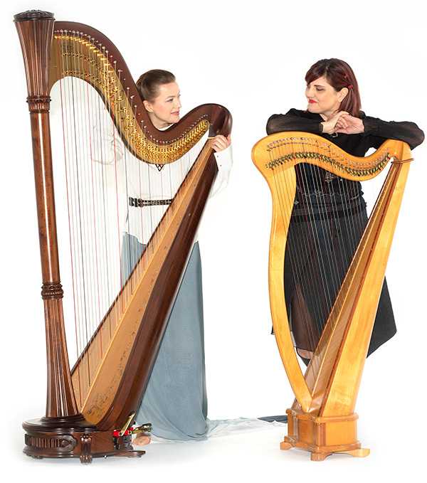 Emma Horwood and Visnja are Harp 2 Harp